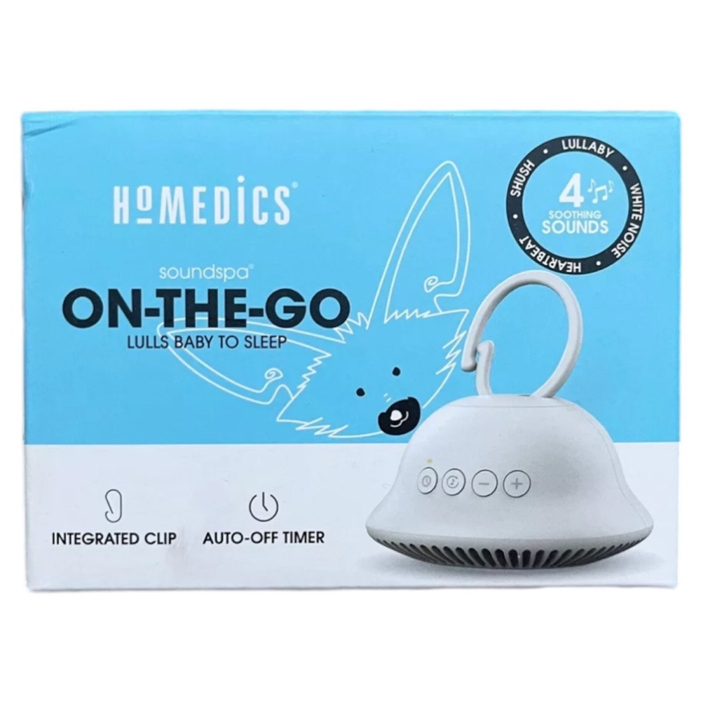 Homedics SoundSpa On-The-Go Portable Baby White Noise Machine MYB-S120 White